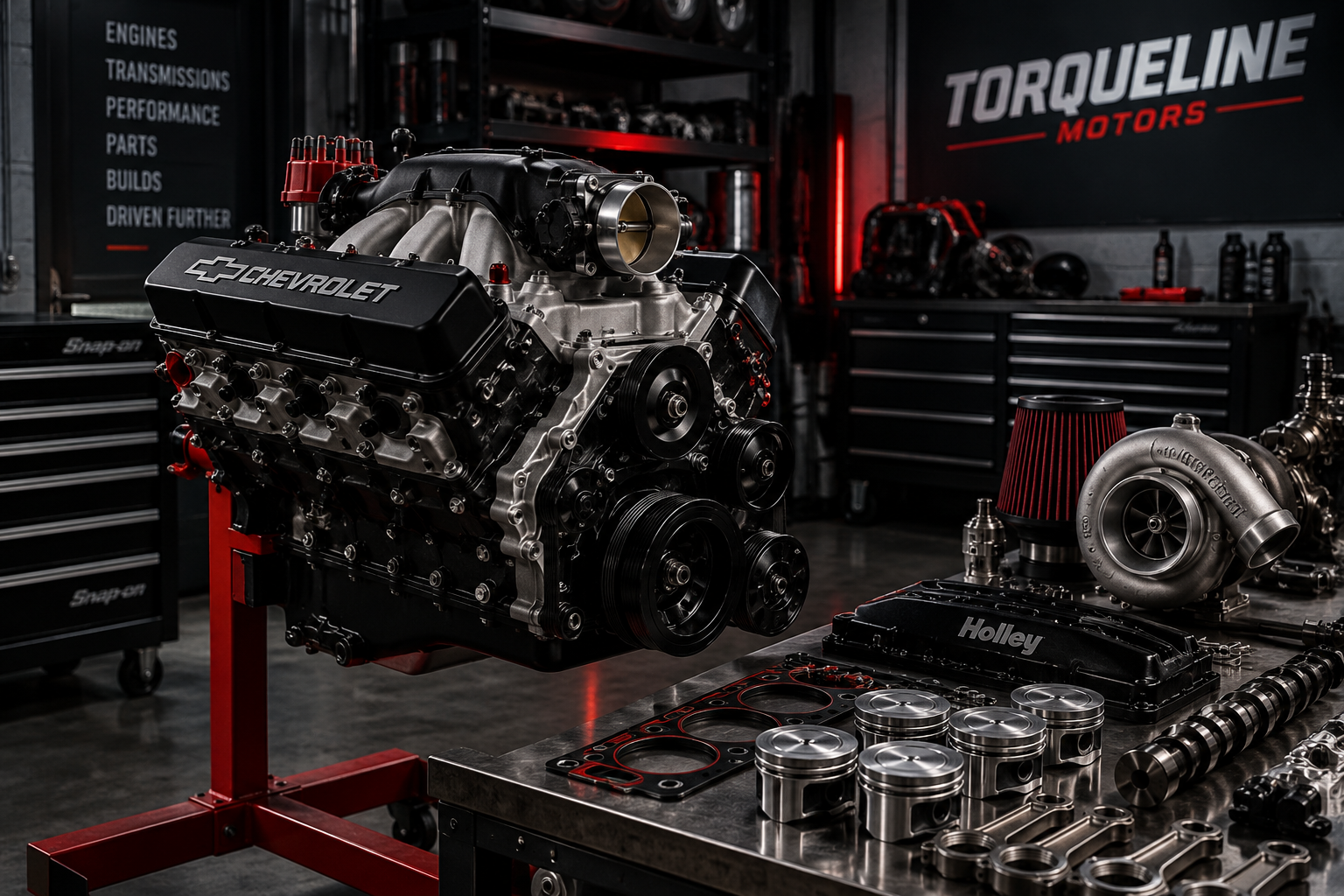 Performance automotive engine and components